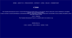 Desktop Screenshot of ciss.ca