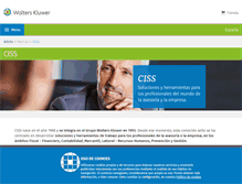 Tablet Screenshot of ciss.es